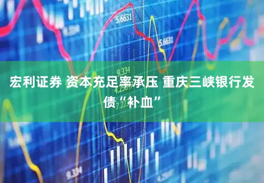 宏利证券 资本充足率承压 重庆三峡银行发债“补血”